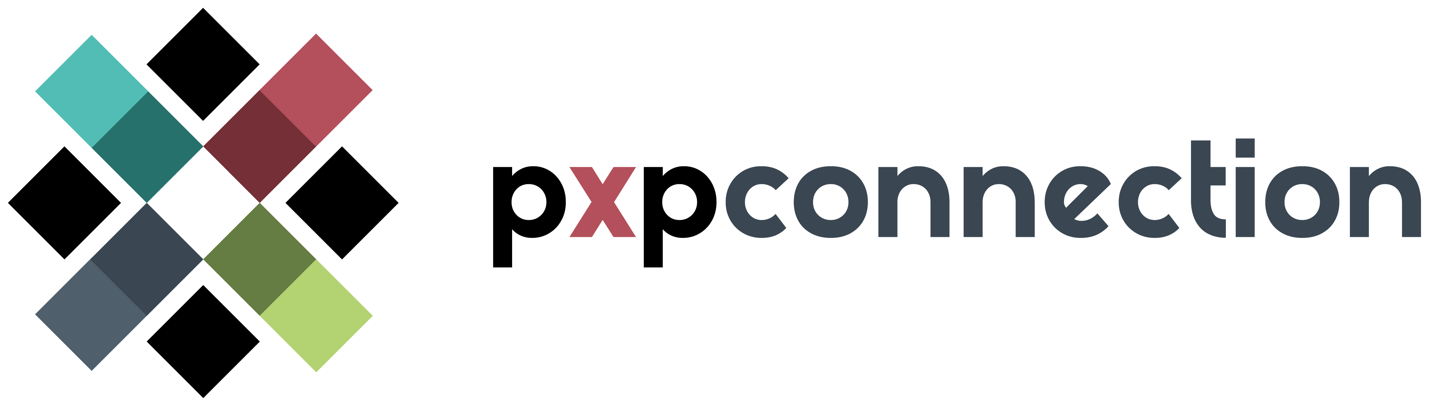 Logotipo da PXP Connection, uma agência de marketing e comunicação full service.